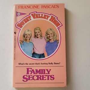 Sweet Valley High Vintage "Family Secrets" Book Teen